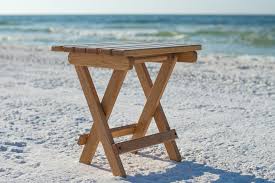 Wooden Beach Table